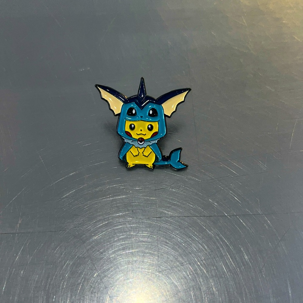 Pokémon Pikachu in Vaporeon Costume Pin
